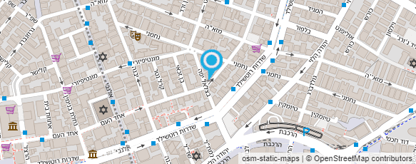 מפת הגעה אל סטודיו 6B המכינה לעיצוב