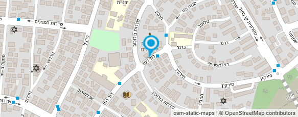 מפת הגעה אל מרפאת שיניים רמז