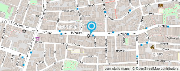 מפת הגעה אל סטודיו טניה