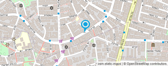 מפת הגעה אל ד"ר גורדין דוד מפת הגעה אל ד"ר גורדין דוד