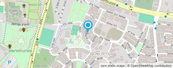 מפת הגעה אל שקד גינון ופיתוח