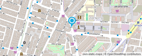 מפת הגעה אל וורק שופ - חיים בוזגלו