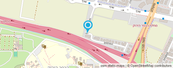 מפת הגעה אל משתלות ירוק עד - סיטונאות