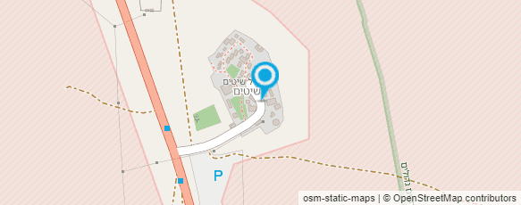 מפת הגעה אל אשרם במדבר - שיטים