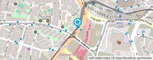 מפת הגעה אל מרכז לעריכה לשונית