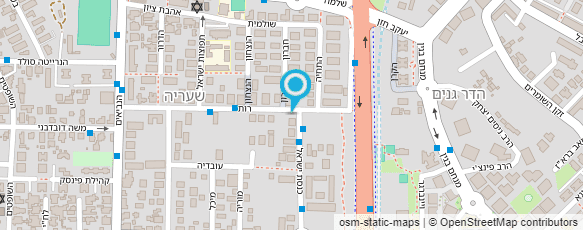 מפת הגעה אל נקש עובד