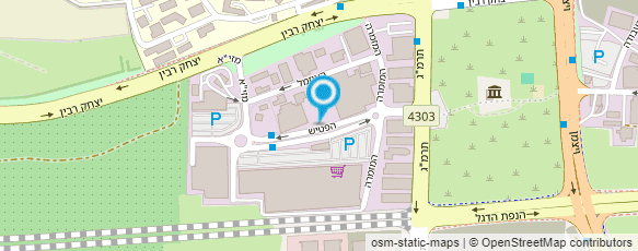 מפת הגעה אל ספין בייק מרכז לרוכבי אופניים