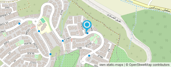 מפת הגעה אל מנעול הביטחון