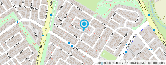 מפת הגעה אל בוכשטב אורנית