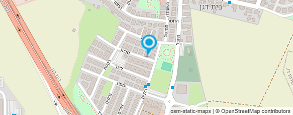 מפת הגעה אל ענבר פיתוח נוף