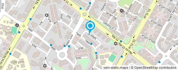 מפת הגעה אל המרכז הישראלי לדלתות פלדה