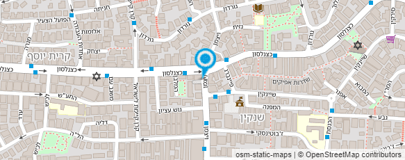 מפת הגעה אל ד"ר זאב גרוס