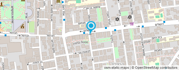 מפת הגעה אל מכון יופי עמליה