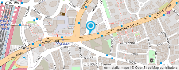 מפת הגעה אל עו"ד לגזיאל קרן