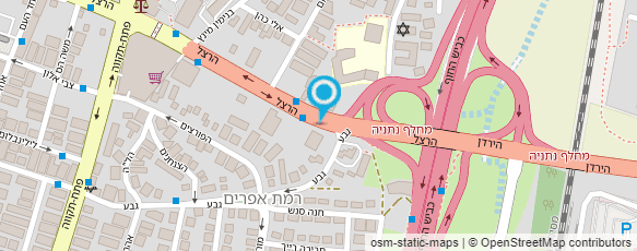 מפת הגעה אל הסעות אריאל