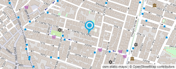 מפת הגעה אל מירי גלעד - עיצוב גרפי