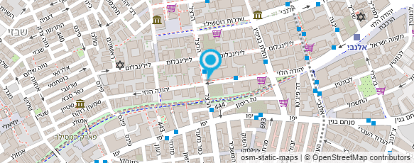 מפת הגעה אל עו"ד בן-יעקב אבי