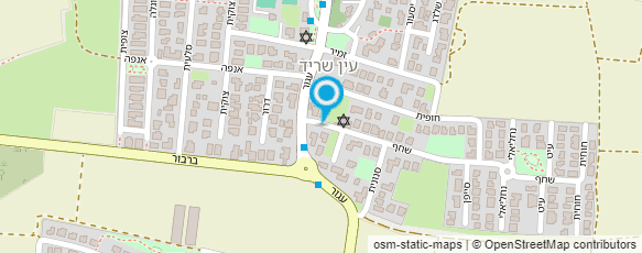 מפת הגעה אל סטודיו פרי לעיצוב פנים