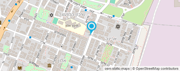 מפת הגעה אל נאניס - קפה מסעדה