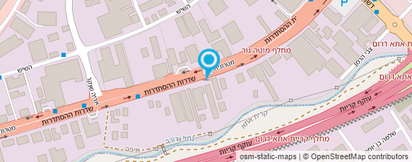 מפת הגעה אל "רון-פז" בע"מ