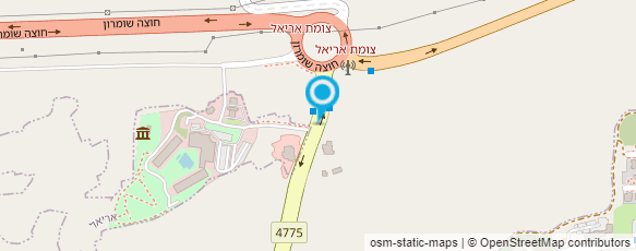 מפת הגעה אל משתלת הצומת