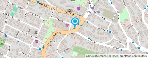 מפת הגעה אל אבידור מרכזי בריאות לרגל ולגב