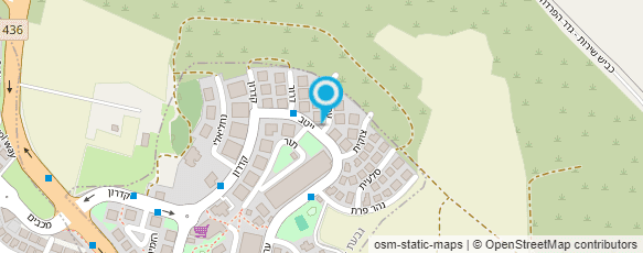 מפת הגעה אל הדסה יגנה