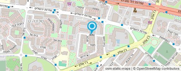 מפת הגעה אל הסעות טלמור