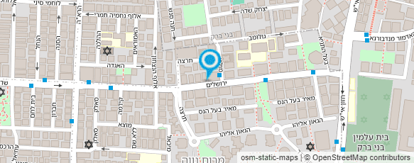 מפת הגעה אל בליטשטיין אבי