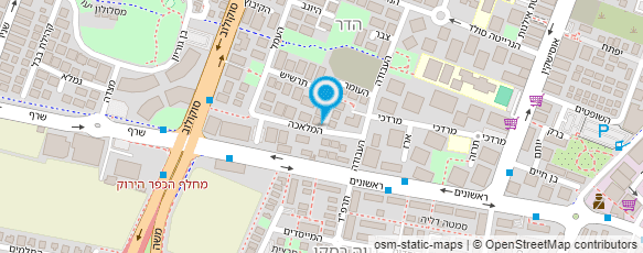 מפת הגעה אל פרופ' מימוני דניאל