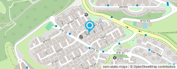 מפת הגעה אל מוניות העיר - צפת