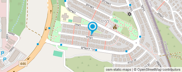 מפת הגעה אל גן אדן פרוייקטים בגינון