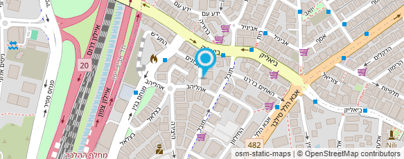 מפת הגעה אל עו"ד ונוטריון הלדנברג אליעזר