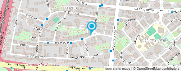 מפת הגעה אל גינון ונוף