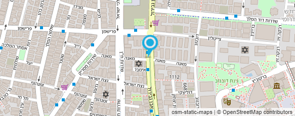 מפת הגעה אל שחף-עמותה למיגור הפרעות אכילה