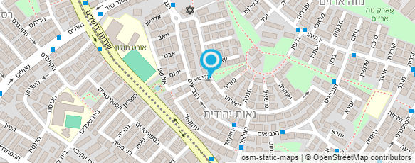 מפת הגעה אל מרכז קהילתי נוה ארזים