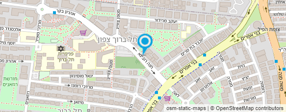 מפת הגעה אל כהנא-סגל אסתר