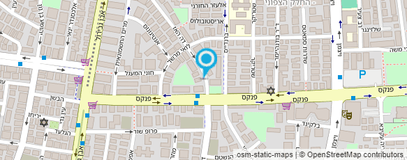 מפת הגעה אל ד"ר גרובר אריה