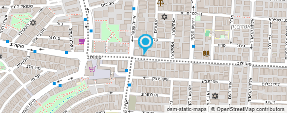 מפת הגעה אל רומיאו - בוטיק יוסי