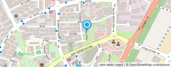 מפת הגעה אל אכסניית קורין