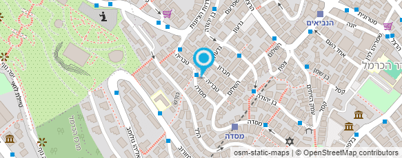 מפת הגעה אל חטיבת ביניים "בסמת"