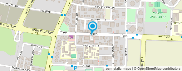 מפת הגעה אל מהנדס איטום לב מרכז שרותי בנייה