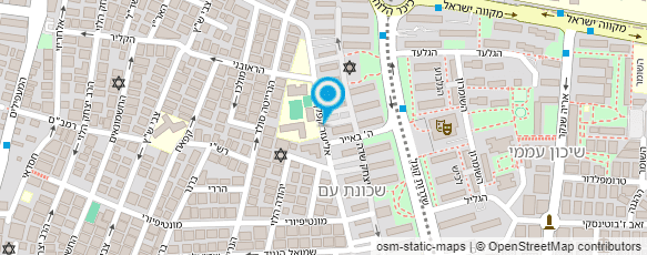 מפת הגעה אל כצנלסון בי"ס יסודי