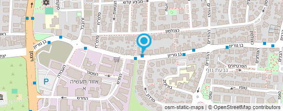 מפת הגעה אל גינון עדן