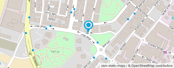 מפת הגעה אל פרחי גן העיר