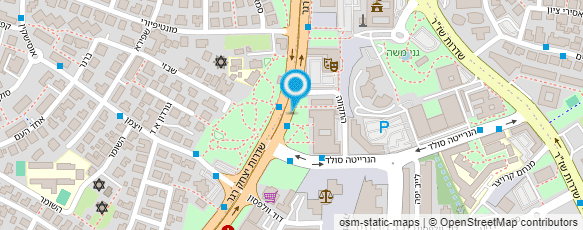 מפת הגעה אל עו"ד אביבה חזות גדקר