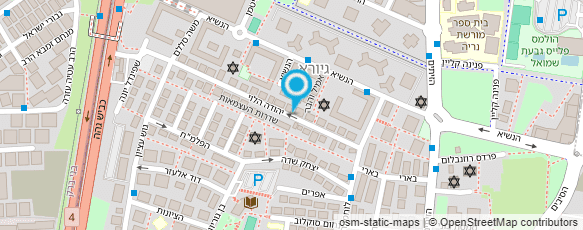 מפת הגעה אל המשפחתון של חני