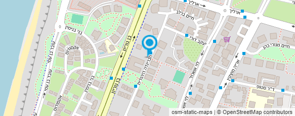 מפת הגעה אל גן ריינבו