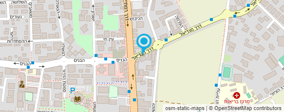 מפת הגעה אל מכון לאימונים אישיים בלבד