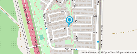 מפת הגעה אל גן קטנטנים